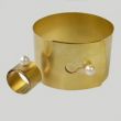 Armspange, Ring, 750/-Gold Perle